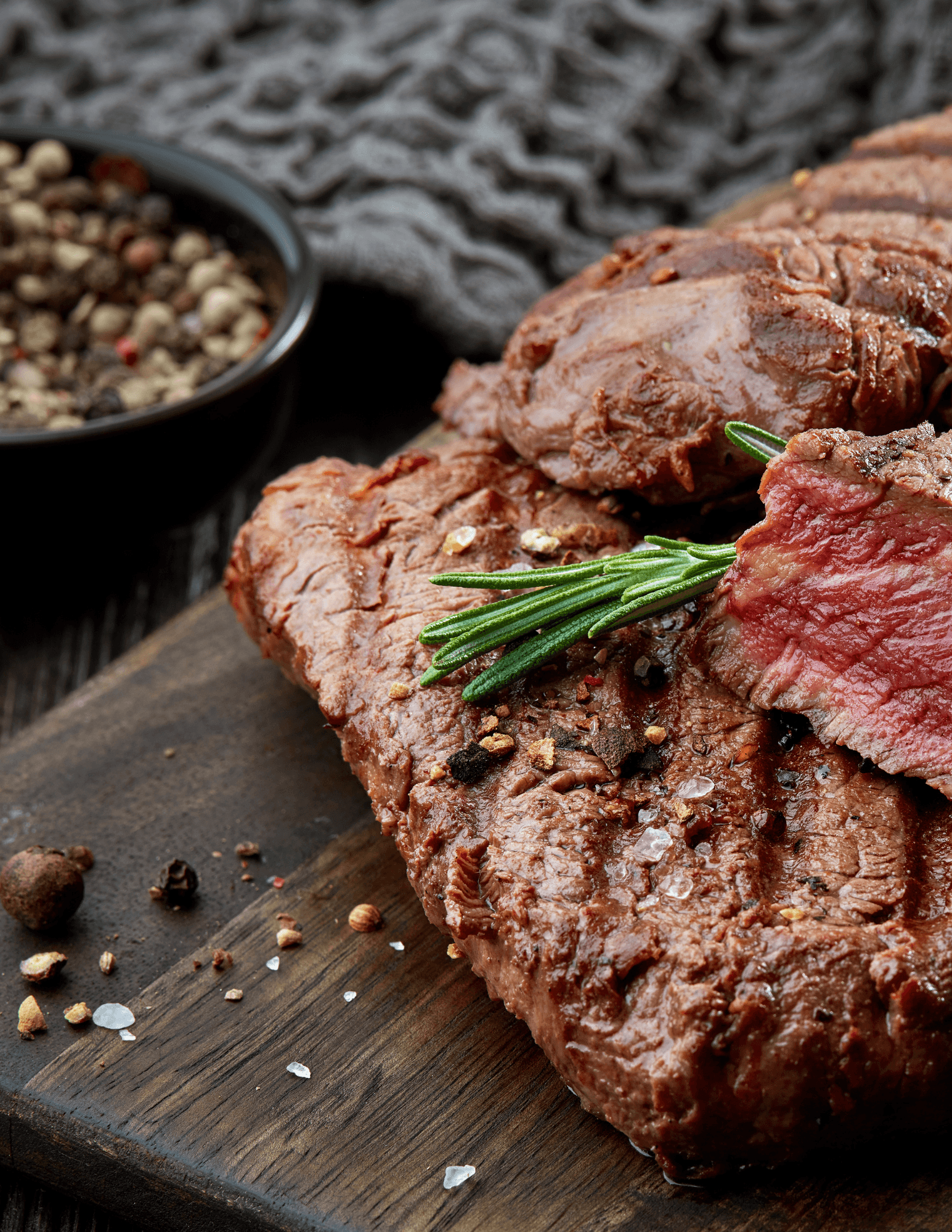 Steak grillé avec sauce No.1